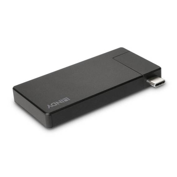 Obrázok pre Lindy 43336 dokovací stanice/replikátor portů Kabel USB 3.2 Gen 1 (3.1 Gen 1) Type-C Černá