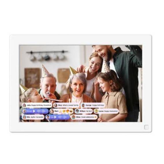 Obrázok pre myFirst Live digitální fotorámeček Bílá 25,6 cm (10.1") Dotyková obrazovka Wi-Fi