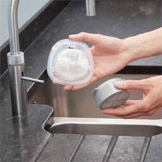 Obrázok pre Black & Decker NVC220WC-QW ruční vysavač Chrom, Titanová, Průhledná Bezsáčkové