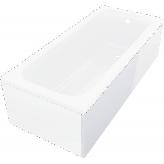Obrázok pre Prizma bathtub panel 180 cm - long side