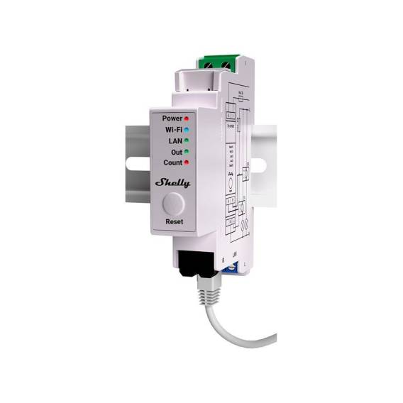 Obrázok pre Shelly - DIN rail - "Pro EM 50A" - electricity meter - incl. 2x 50A terminals measuring function - WLAN - LAN