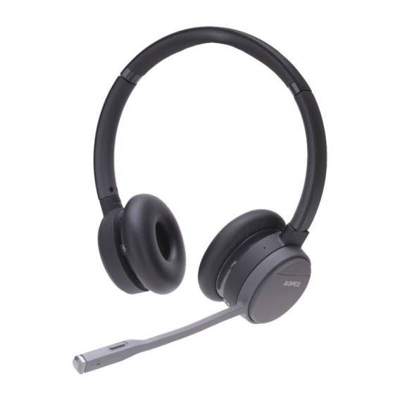 Obrázok pre AGFEO Infinity Sluchátka s mikrofonem Bezdrátový Přes hlavu Kancelář / call centrum Bluetooth Černá