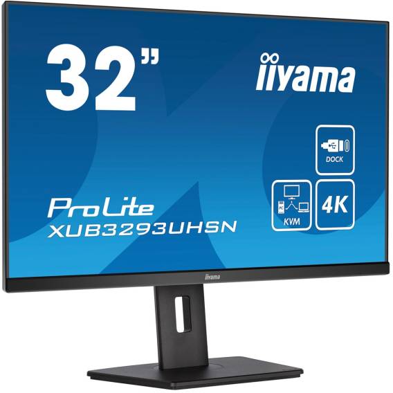 Obrázok pre iiyama ProLite XUB3293UHSN-B5 počítačový monitor 80 cm (31.5") 3840 x 2160 px 4K Ultra HD LCD Černá
