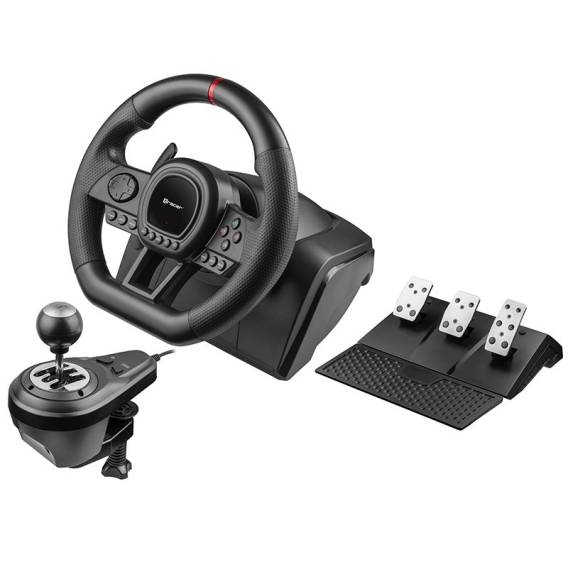 Obrázok pre Tracer SimRacer Manual Gearbox 6in1 Černá Volant + pedály + řadicí páka Analogový Nintendo Switch, PC, PlayStation 4, Playstation 3, Xbox One, Xbox 360