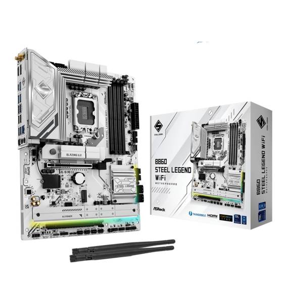 Obrázok pre Asrock B860 Steel Legend WiFi Intel B860 LGA 1851 (Socket V1) ATX