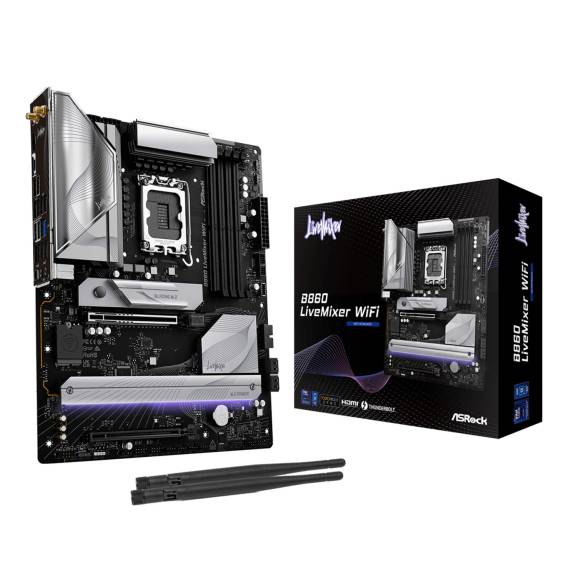 Obrázok pre Asrock B860 LiveMixer WiFi Intel B860 LGA 1851 (Socket V1) ATX