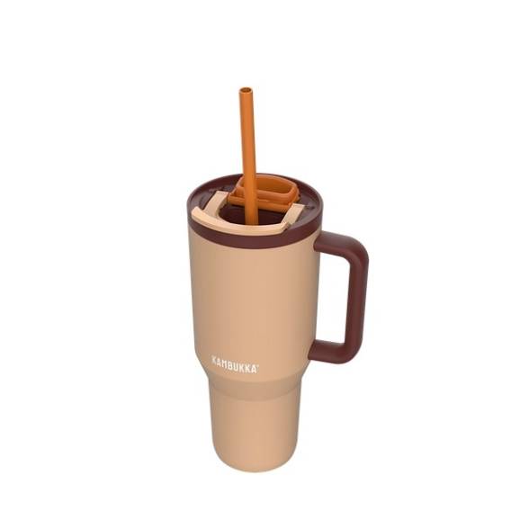 Obrázok pre Termohrnek Kambukka Rio Tumbler 950ml Almond Dream s teleskopickým brčkem