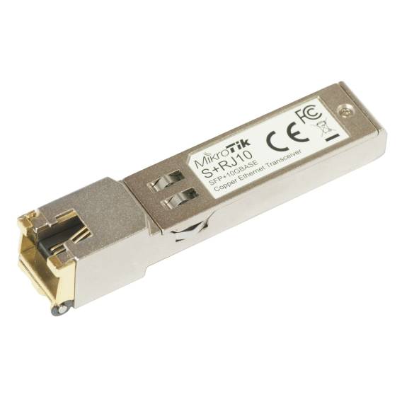 Obrázok pre Mikrotik S+RJ10 síťový transceiver modul 10000 Mbit/s SFP+