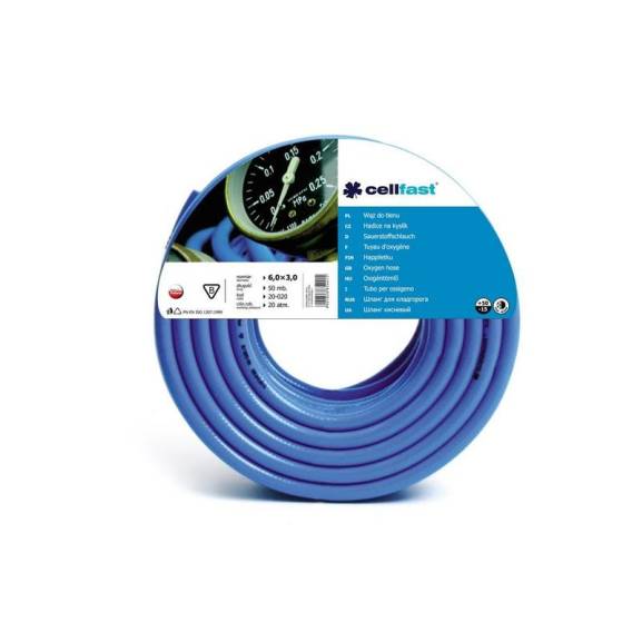 Obrázok pre CF. OXYGEN HOSE 6,0x3,0 80mb PL "A"