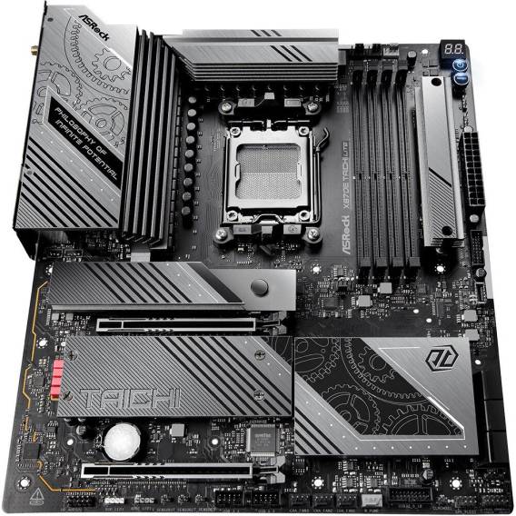 Obrázok pre Asrock 90-MXBPA0-A0UAYZ základní deska AMD X870 Zásuvka AM5 Rozšířený ATX