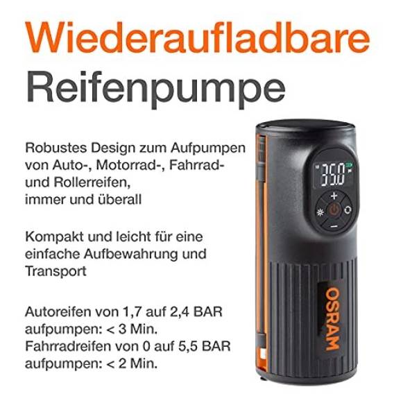 Obrázok pre Tire inflator OSRAM TYRE INFLATE 2000