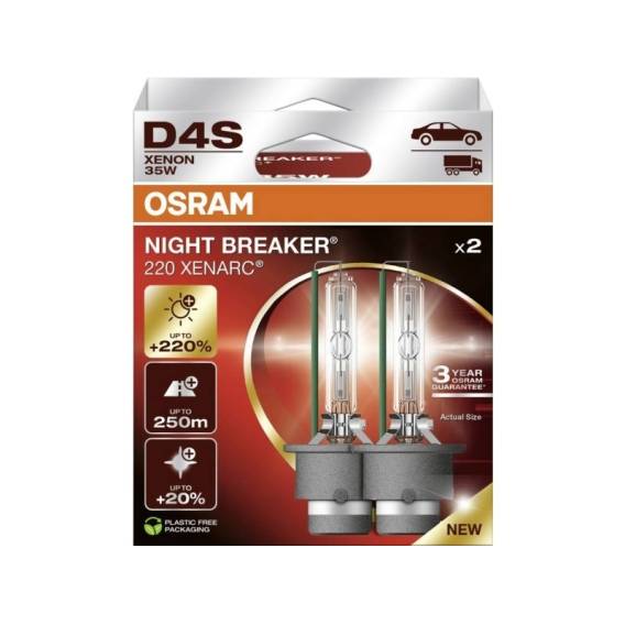 Obrázok pre Bulb D4S 42V 35W P32D-5 NIGHT BREAKER 220, white 4