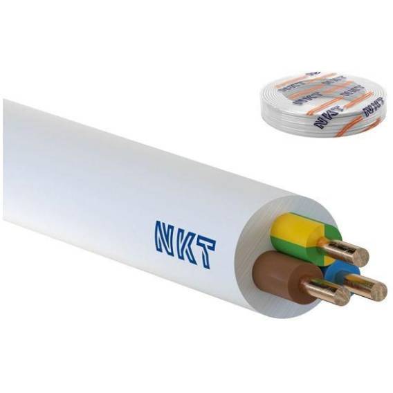 Obrázok pre Round Installation Cable YDY 3X 2.5 YE WH Wire 450