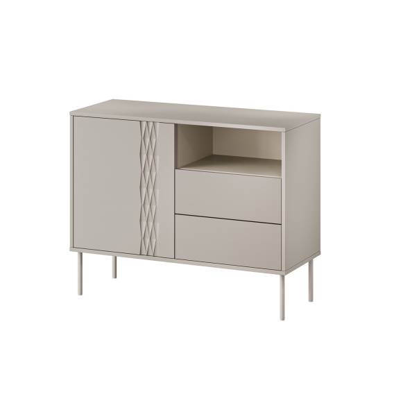 Obrázok pre Cama 1D2S TRESSE komoda 100x40x75 kašmírová matná
