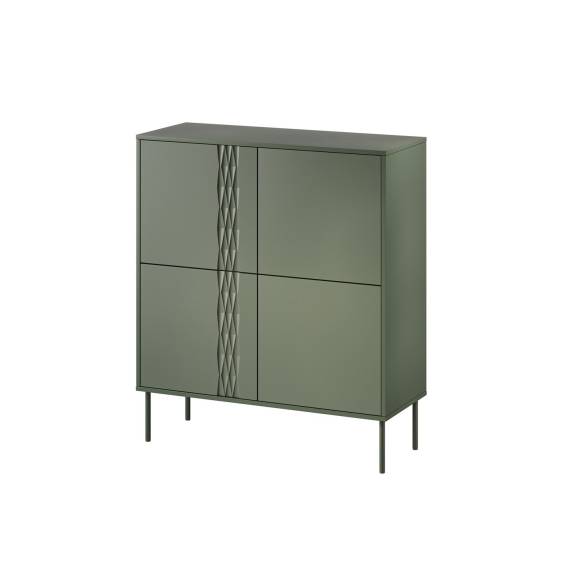Obrázok pre Cama 4D komoda TRESSE 100x40x110 matná zelená