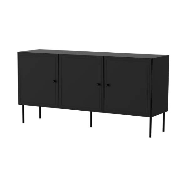 Obrázok pre Cama 3D komoda PALAZZO BIS 151x40x75 matná černá