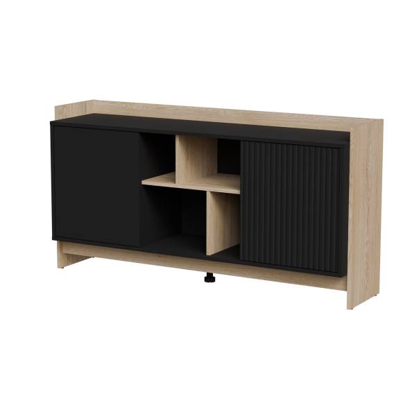 Obrázok pre Cama Komoda PORTO 2D 150x38x77 dub/černá