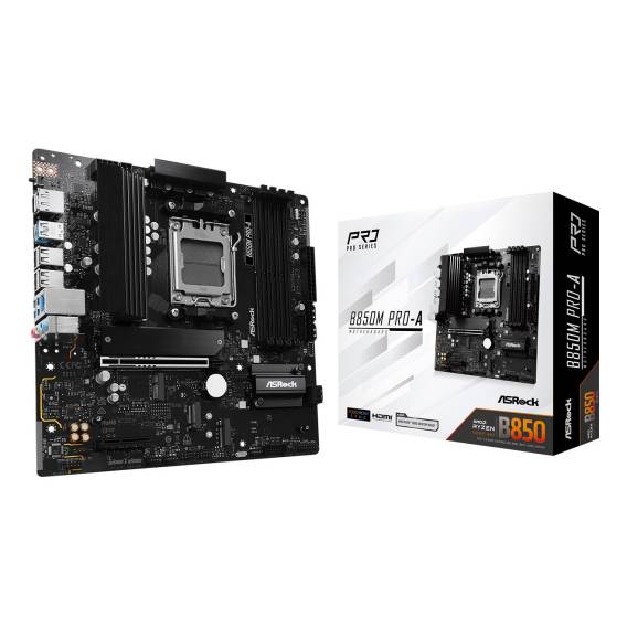 Obrázok pre Asrock B850M Pro-A AMD B850 Zásuvka AM5 Micro ATX