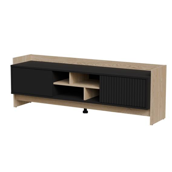 Obrázok pre Cama RTV PORTO 2D skříň 150x38x50 dub/černá