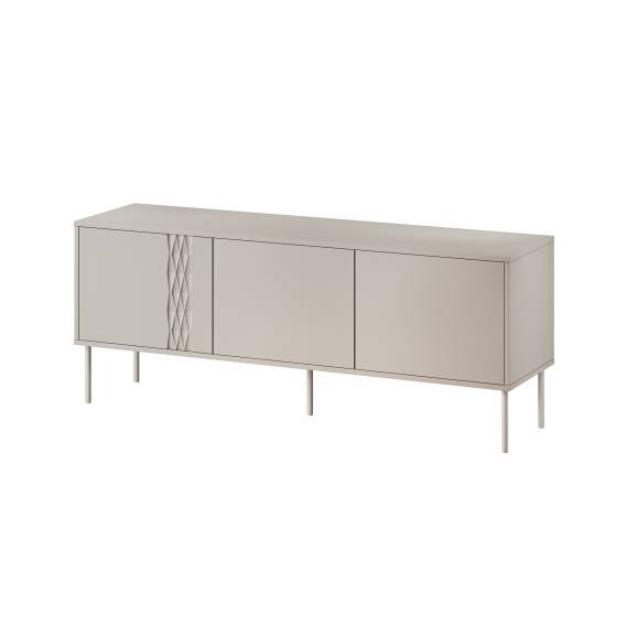 Obrázok pre Cama 3D RTV skříň TRESSE 150x40x55 kašmírová matná
