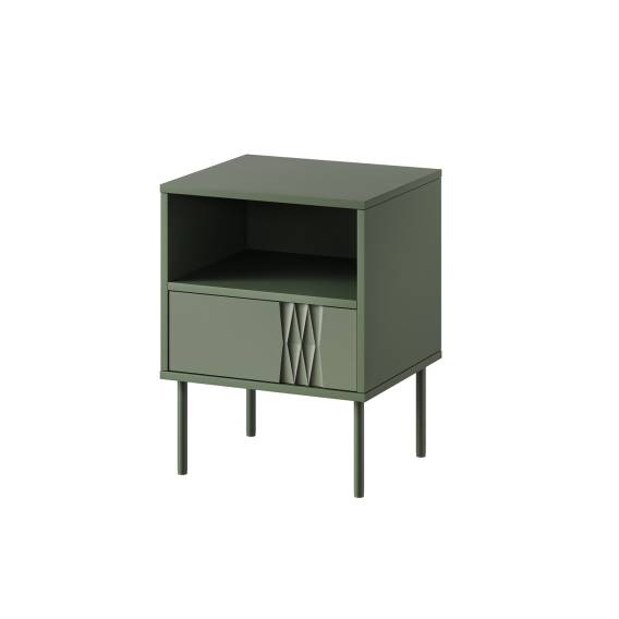Obrázok pre Cama Noční stolek 2 ks TRESSE 44x40x53 matně zelený