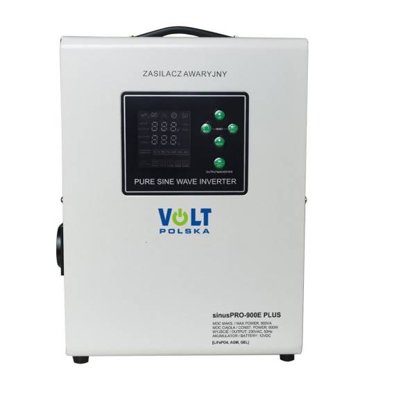 Obrázok pre Inverter VOLT POLSKA SINUSPRO 900E PLUS 12V 600/90