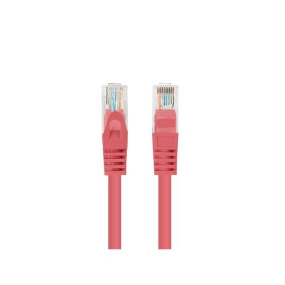 Obrázok pre Fluke Passed Lanberg patchcord cat.6 UTP 1,5m červený 10-pack