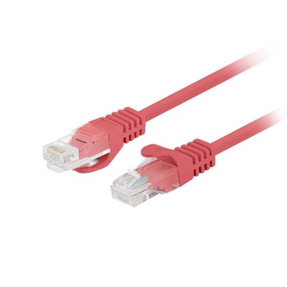 Obrázok pre Fluke Passed Lanberg patchcord cat.6 UTP 0,25 m červený 10-pack