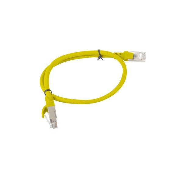 Obrázok pre PATCHCORD KAT.5E UTP 1.5M ŻÓŁTY FLUKE PASSED LANBERG 10-PACK