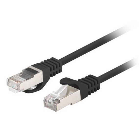Obrázok pre Lanberg PCU5-20CC-0200-BK síťový kabel Černá 2 m Cat5e U/UTP (UTP)