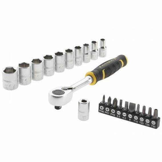 Obrázok pre 1/2" ratchet set 120t sockets and bits