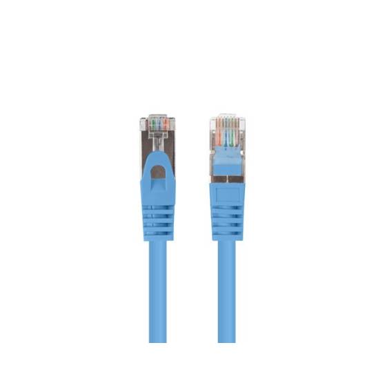 Obrázok pre PATCHCORD KAT.6 UTP 0.5M NIEBIESKI FLUKE PASSED LANBERG 10-PACK