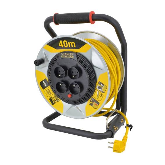 Obrázok pre STANLEY-REEL EXTENSION CABLE 40m 3x1.5mm 16A IP20