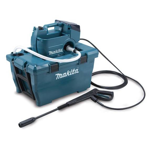 Obrázok pre Makita DHW080ZK tlaková myčka Napřímený Baterie 380 l/h Černá, Modrá
