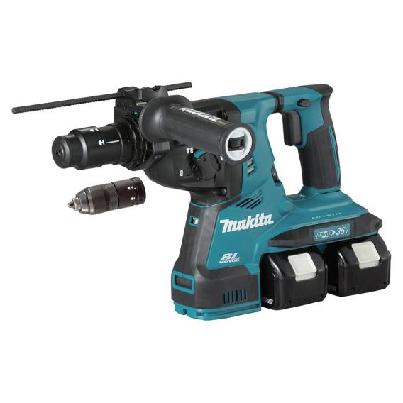 Obrázok pre Makita DHR281PT2J vrtačka 5000 ot/min SDS Plus 4,9 kg Černá, Modrá