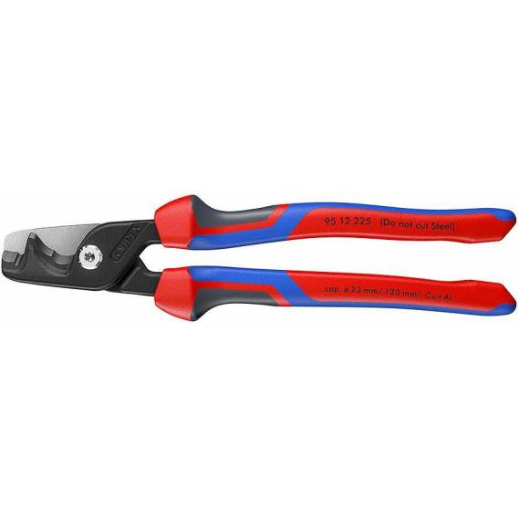 Obrázok pre KNIPEX CABLE CUTTER STEPCut XL COMPOSITE 225mm