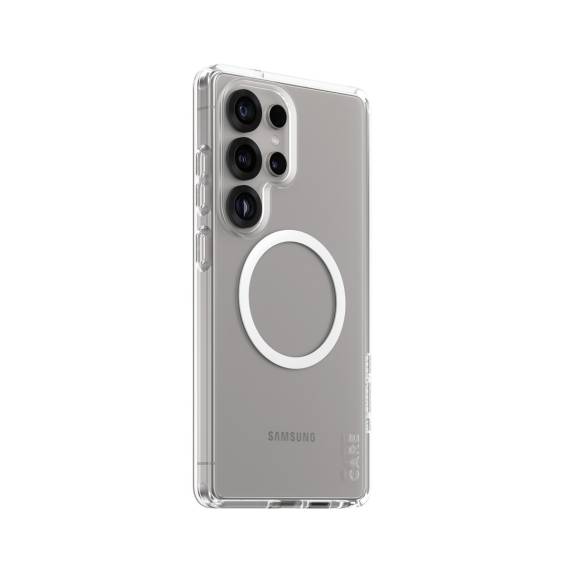 Obrázok pre PanzerGlass CARE™ by ® Urban Combat Case Transparent w. White Qi Compatible Samsung Galaxy S25 Ultra pouzdro pro mobilní telefony Obal Průhledná