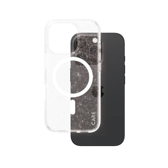 Obrázok pre PanzerGlass CARE™ by ® Star Lit Case w. White MagSafe iPhone 16 Pro pouzdro pro mobilní telefony Obal Průhledná