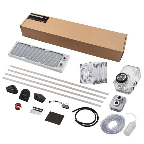 Obrázok pre PHANTEKS Glacier EZ-Fit 360 D30-KIT, Water Cooling Set - white