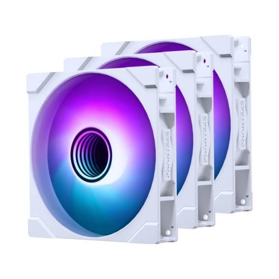 Obrázok pre PHANTEKS M25 Gen2 PWM D-RGB Fan, 3-Pack - 140mm, white