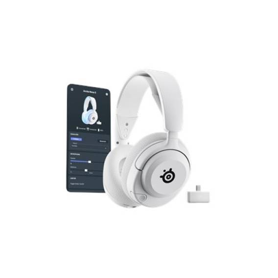 Obrázok pre Steelseries Arctis 61674 sluchátka / náhlavní souprava Kabelový a bezdrátový Přes hlavu Hraní Bílá