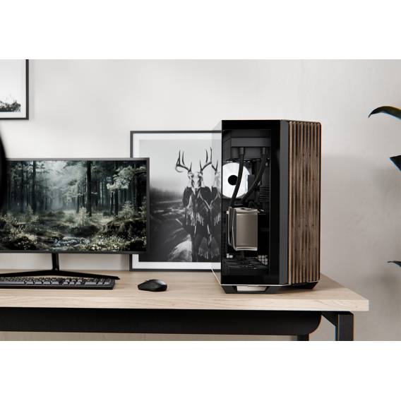 Obrázok pre APNX V1-W-BK-v1 Midi Tower Černá, Dřevo