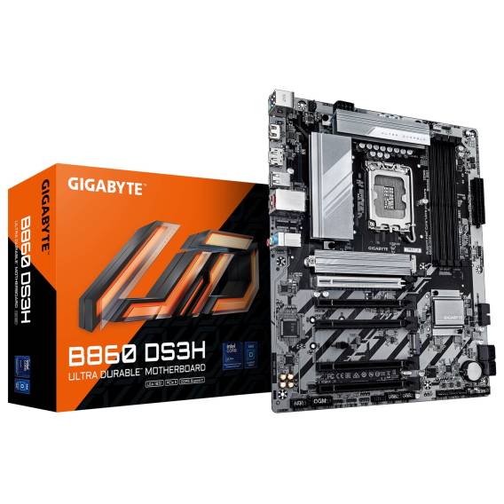 Obrázok pre GIGABYTE B860 DS3H základní deska Intel B860 LGA 1851 (Socket V1) ATX
