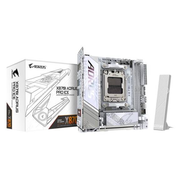 Obrázok pre GIGABYTE X870I AORUS PRO ICE základní deska AMD X870 Zásuvka AM5 Micro ITX