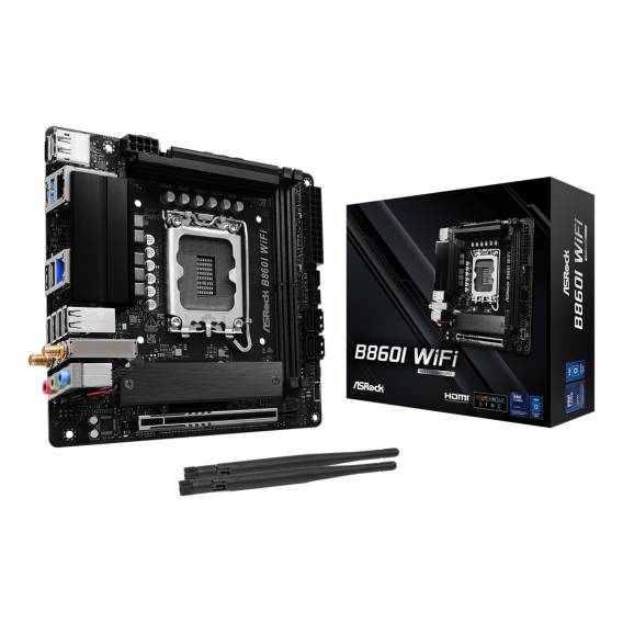 Obrázok pre Asrock B860I WiFi Intel B860 LGA 1851 (Socket V1) Mini ITX