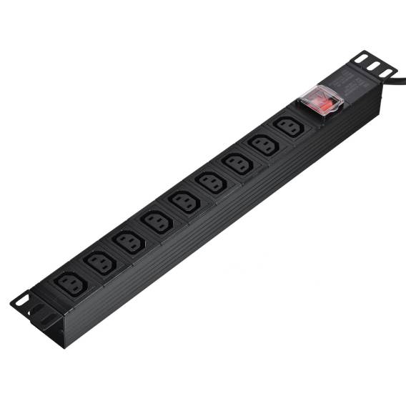 Obrázok pre Alantec PZ010 napájecí prodlužovačka 1,8 m 9 AC zásuvky / AC zásuvek Vnitřní Černá