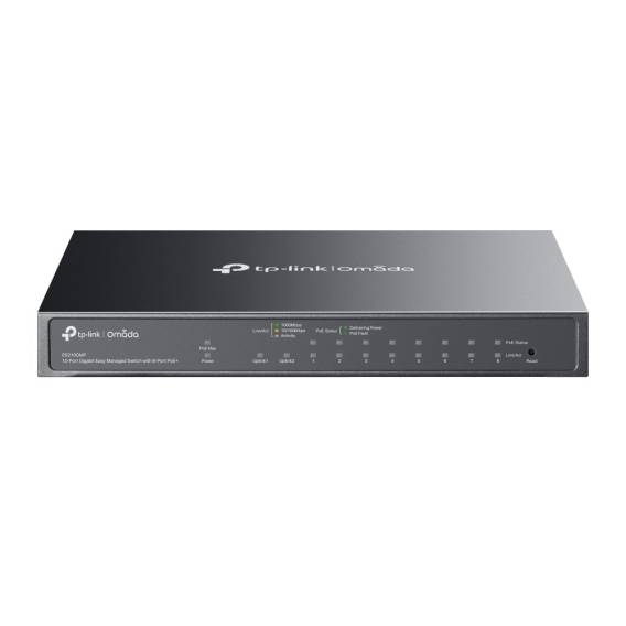 Obrázok pre TP-Link Omada ES210GMP síťový přepínač Řízený Gigabit Ethernet (10/100/1000) Podpora napájení po Ethernetu (PoE) Černá