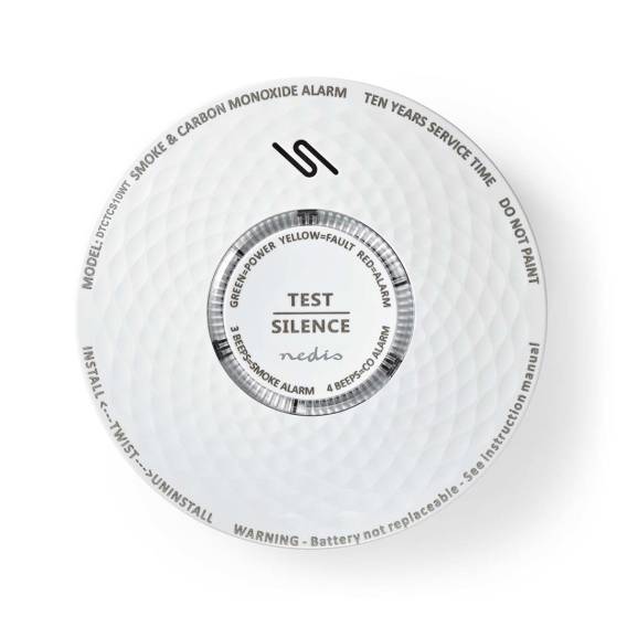 Obrázok pre Nedis DTCTCS10WT detektor kouře Detektor testující vzduch