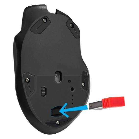 Obrázok pre MYŠ DEFENDER GM-213 THUNDER RF 1600 dpi 8P ČERNÁ