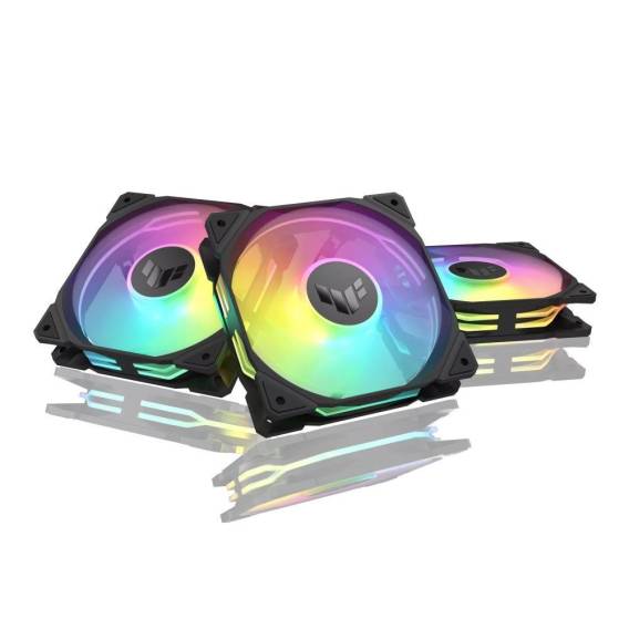 Obrázok pre ASUS TUF GAMING TR120 ARGB 3IN1 Black Počítačová skříň Vzduchový chladič 12 cm Černá